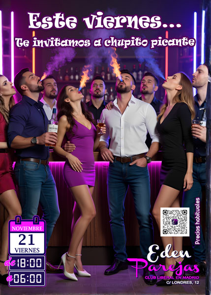 Este viernes te invitamos a chupito picante