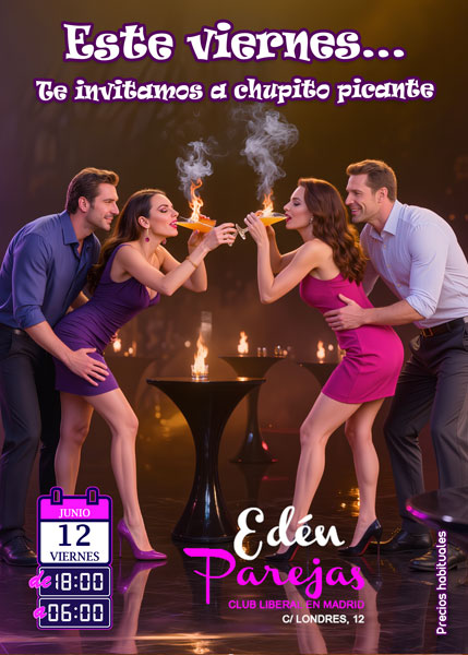 Este viernes te invitamos a chupito picante 12/06/26